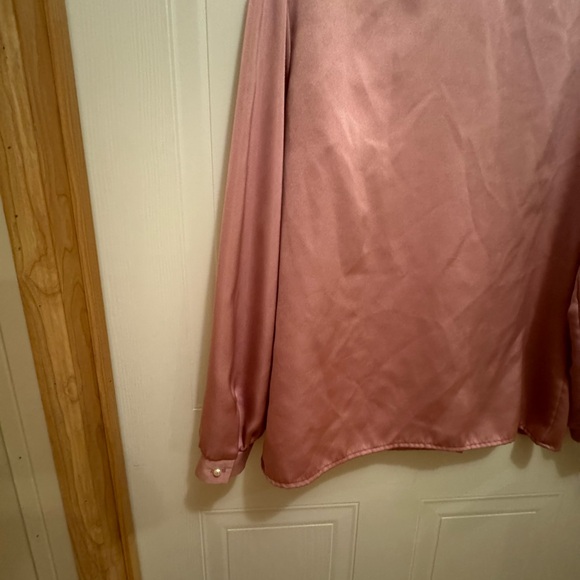 Vintage That’s Me! Sz M Dusty Pink Button Front Shirt VGUC - Picture 9 of 9